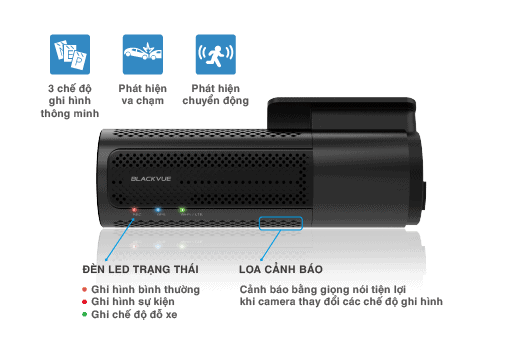 Camera hành trình ô tô cao cấp Blackvue Dr750x-2ch LTE Plus