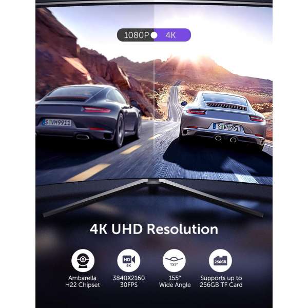 So sánh Camera hành trình VAVA 4K UHD và VAVA Dash Cam