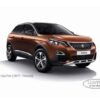 Thảm lót sàn ô tô KATA xe Peugeot 3008 (2017-2021)