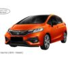 Thảm lót sàn ô tô KATA xe Honda Jazz (2018-2021)