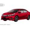 Thảm lót sàn ô tô KATA xe Toyota Altis (2014-2020)