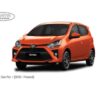 Thảm lót sàn ô tô KATA xe Toyota Wigo (2018-2021)