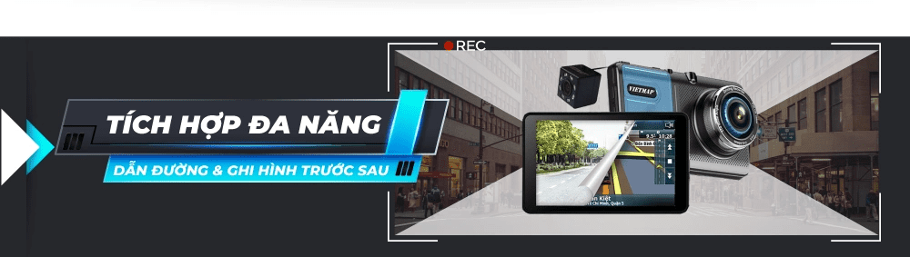 Camera hành trình VietMap A50 đa năng