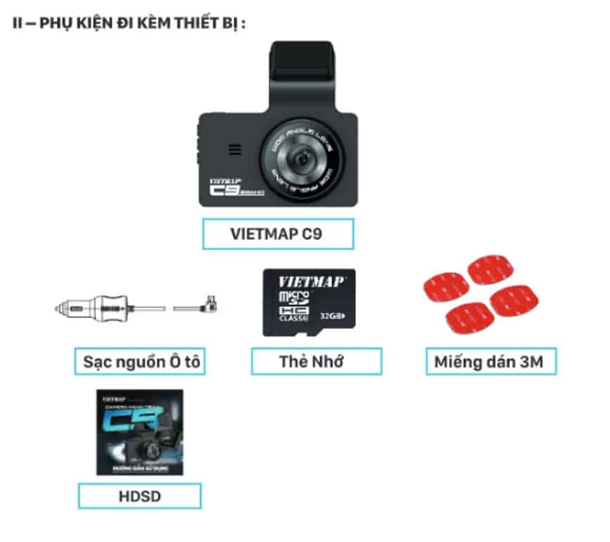 Camera hành trình VietMap C9