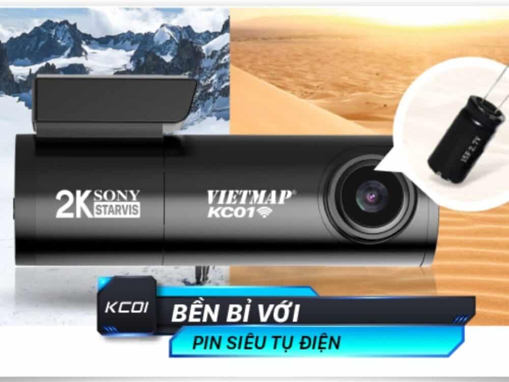 Camera hành trình VietMap KC01 cảnh báo giao thông