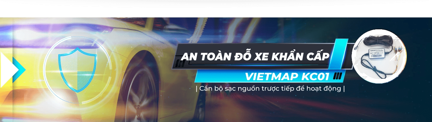 Camera hành trình VietMap KC01 cảnh báo giao thông