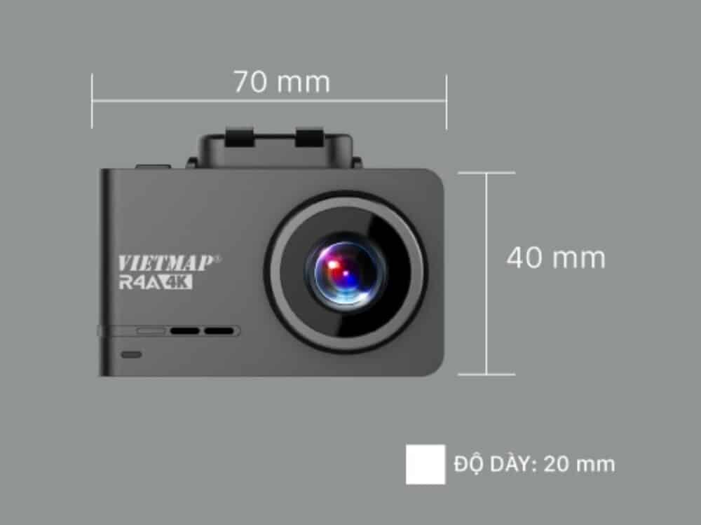 Camera hành trình VietMap R4A cảnh báo giao thông bằng công nghệ AI