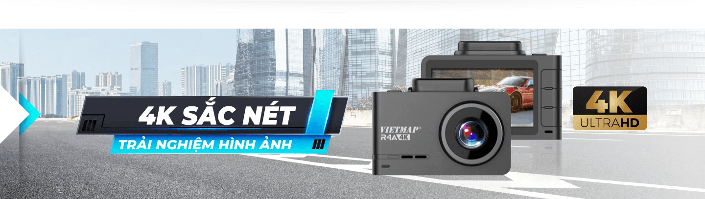 Camera hành trình VietMap R4A cảnh báo giao thông bằng công nghệ AI