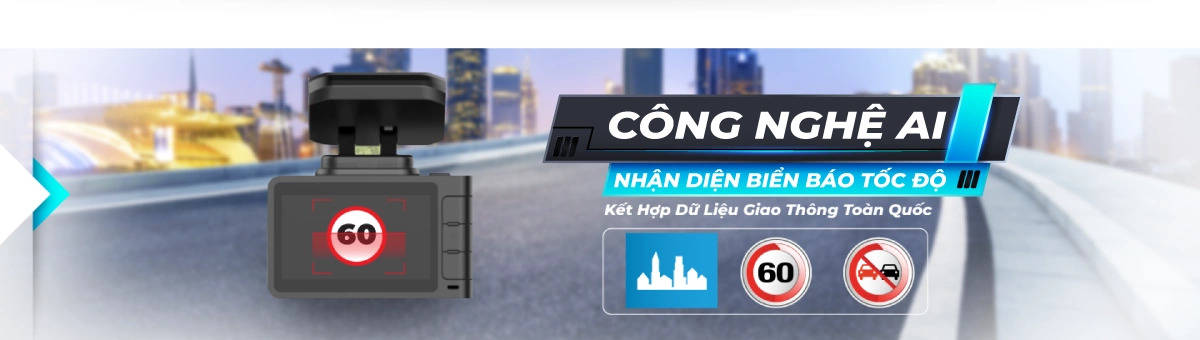 Camera hành trình VietMap R4A cảnh báo giao thông bằng công nghệ AI