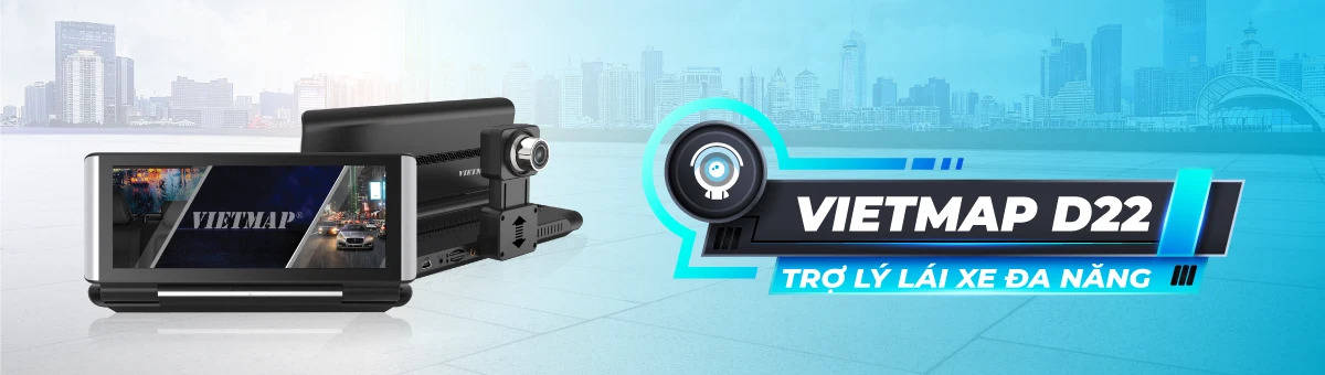 Camera hành trình VietMap D22 đặt taplo