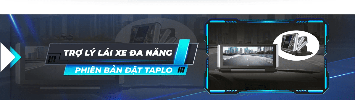 Camera hành trình VietMap D22 đặt taplo