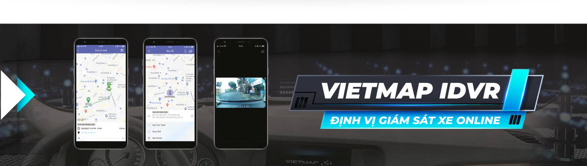 Camera hành trình VietMap D22 đặt taplo