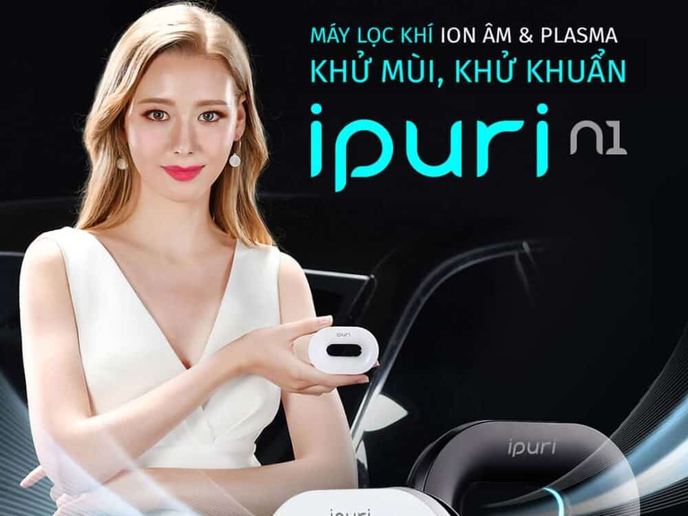 Máy lọc không khí ô tô ipuri N1 Hàn Quốc