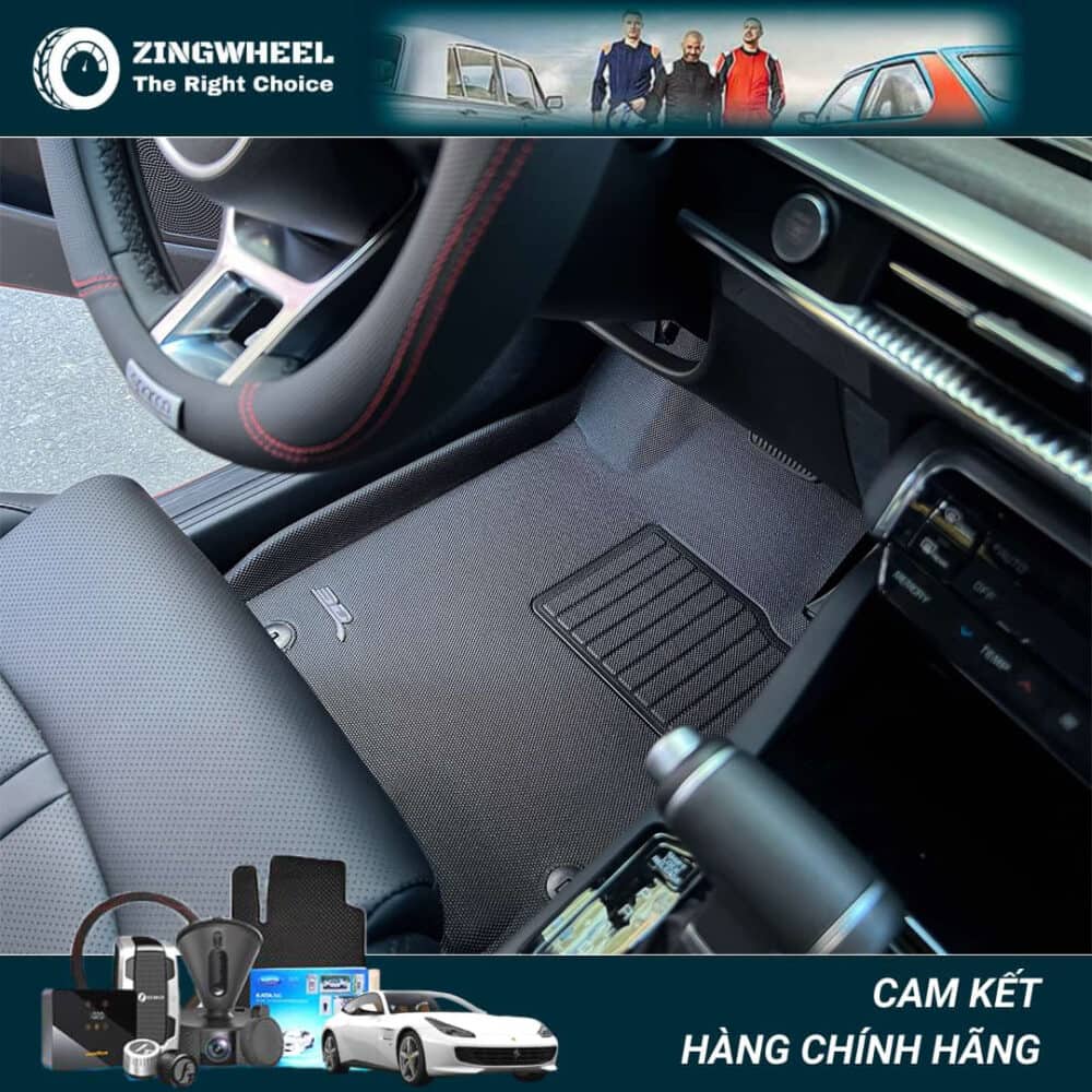 Thảm lót sàn ô tô 3D KAGU Maxpider cho xe KIA K5 2021 - Hình ảnh 2