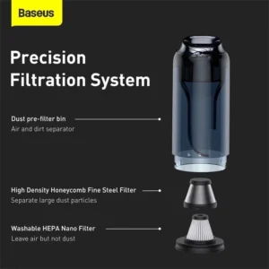 Máy hút bụi Mini cầm tay Baseus H5 Vacuum Portable Cleaner