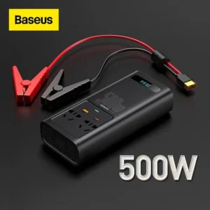 Bộ Chuyển Đổi Điện Áp DC to AC dùng cho Xe Hơi Baseus Super Si Power Inverter 500W (220V CN/EU )