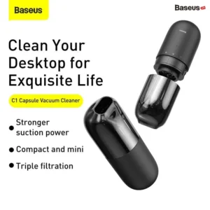 Máy hút bụi mini cầm tay Baseus C1 Capsule Vacuum Cleaner 3800Pa