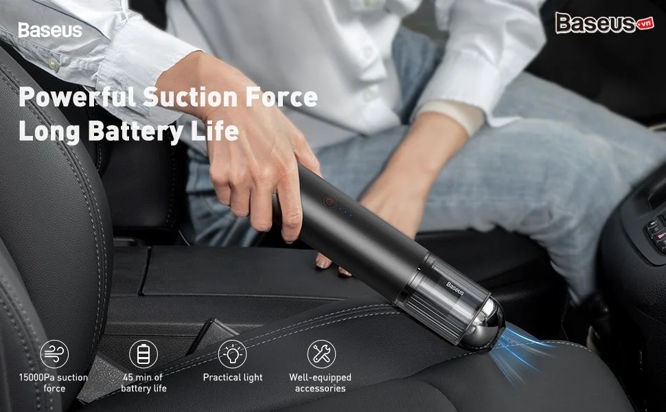 Máy hút bụi pin sạc cầm tay Baseus A3 Car Vacuum Cleaner