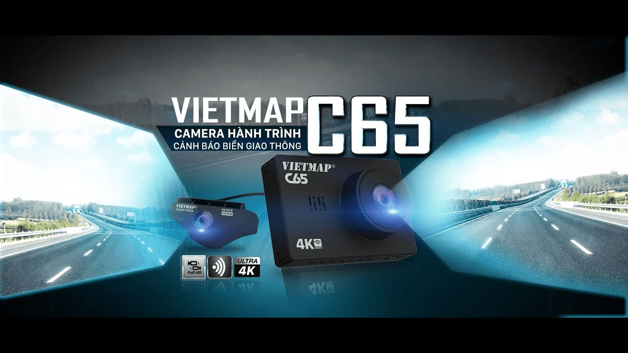 Camera Vietmap C65 tích hợp chức năng cảnh báo thông minh