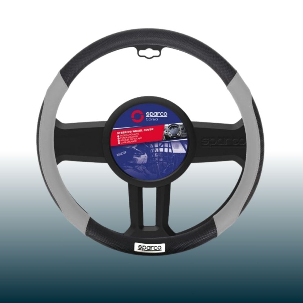 Bọc vô lăng Sparco SPC1113 sử dụng chất liệu da Pu kết hợp vỏ sần