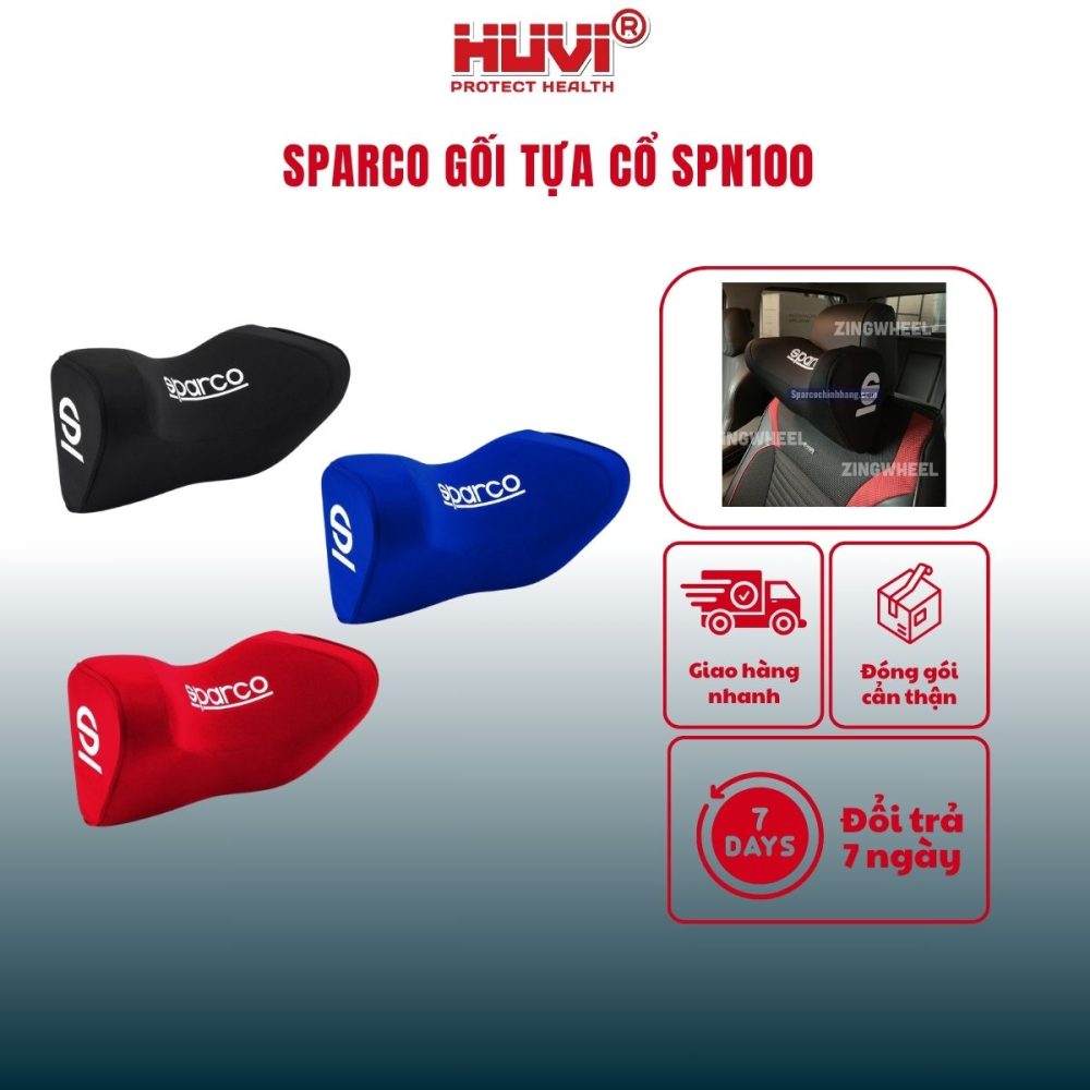 Siêu phẩm gối tựa cao su non Sparco SPN100 dành cho xế yêu Chính hãng! - Hình ảnh 2