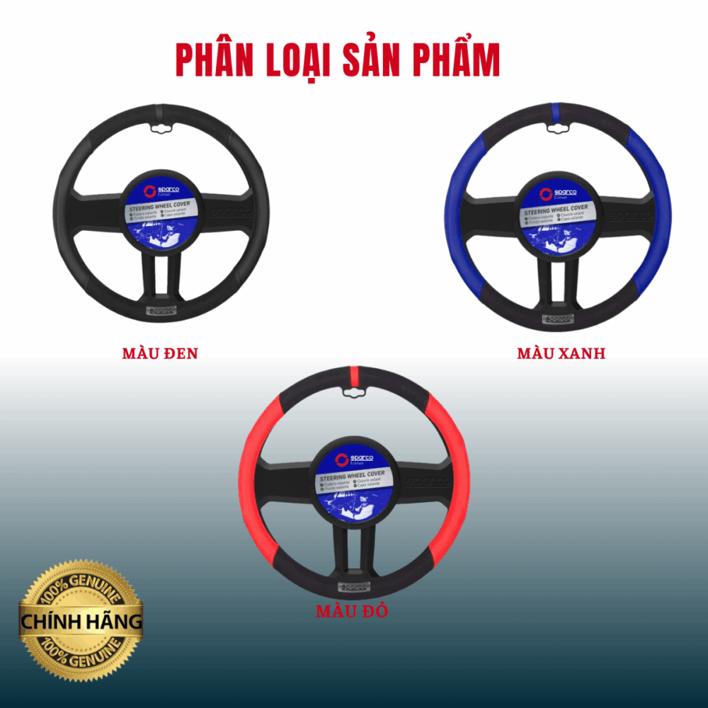 Bọc vô lăng Sparco SPC103 da Pu cao cấp bạn nên mua ngay! - Ảnh 3