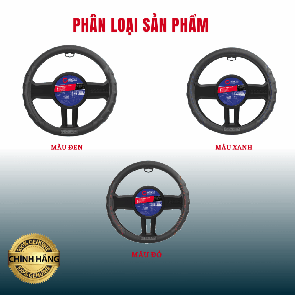 Bọc vô lăng Sparco SPC102 kết hợp da Pu cao cấp - Dành riêng cho xế yêu! - Hình ảnh 4