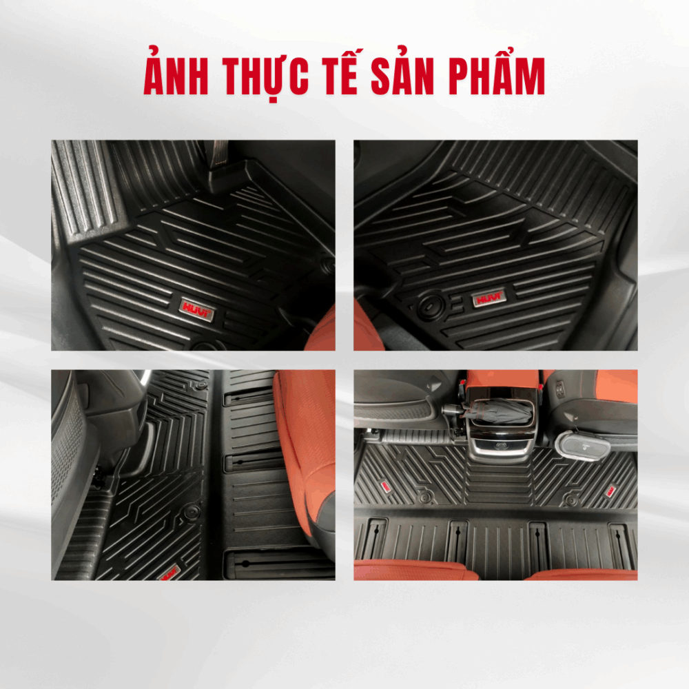 Thảm lót sàn ô tô HUVI cho xe Kia Carnival 3D (6-7 chỗ) năm 2020+ - Hình ảnh 2