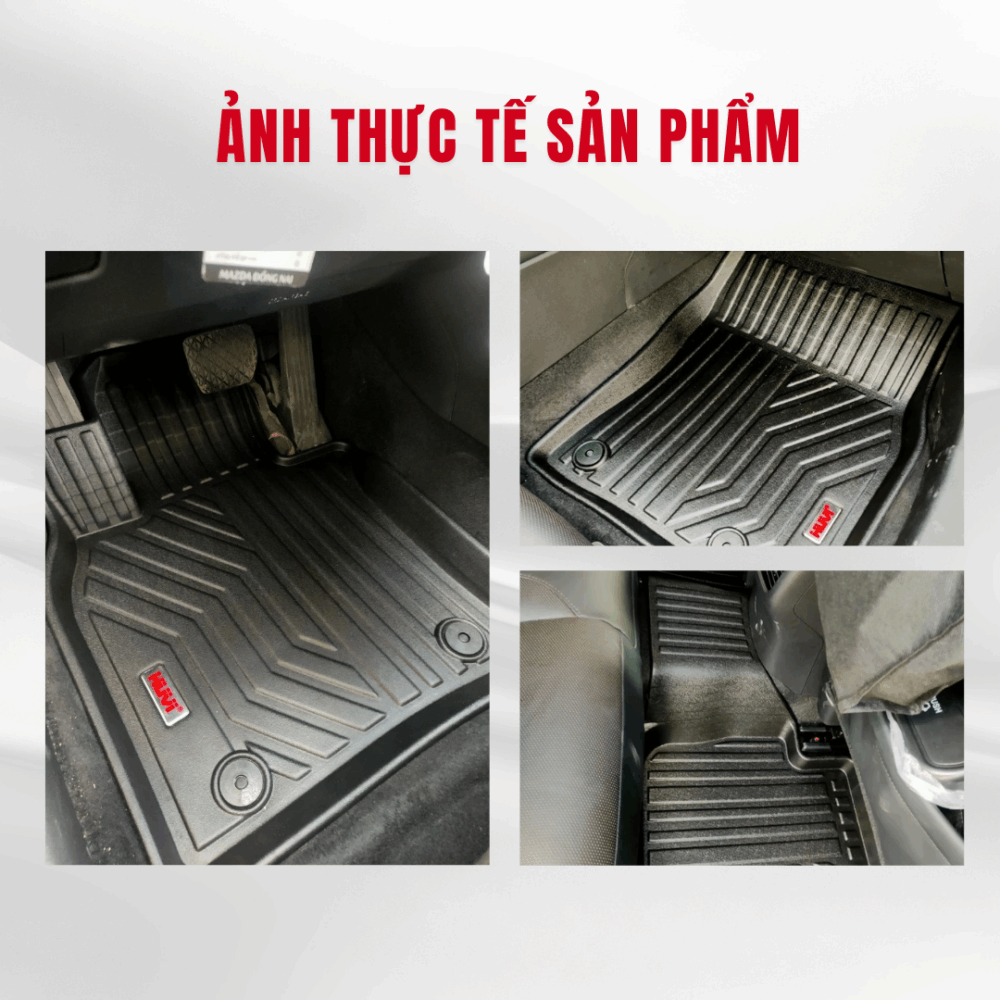 Thảm lót sàn ô tô HUVI cho xe Mazda 3 3D năm 2019+ - Hình ảnh 2
