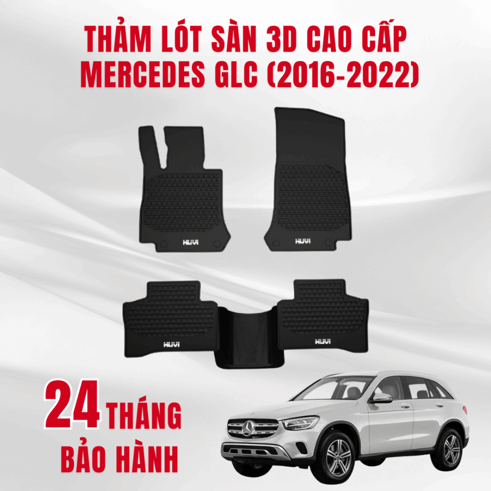 Thảm lót sàn ô tô HUVI cho xe Mercedes GLC 2D năm 2016+ - Hình ảnh 8