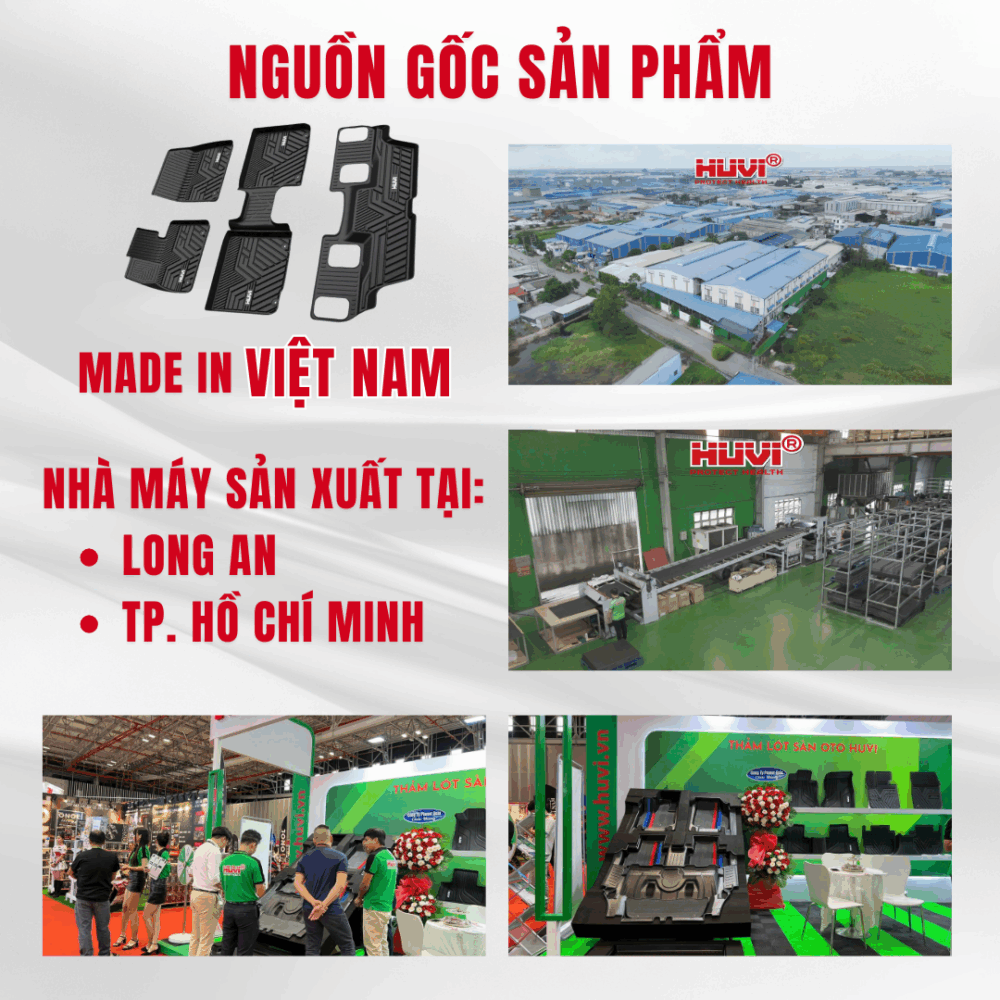 Thảm lót sàn ô tô HUVI cho xe Vinfast VF9 3D (6 chỗ) năm 2023+ - Hình ảnh 10