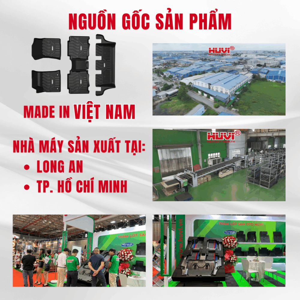 Thảm lót sàn ô tô HUVI cho xe Toyota Fortuner 3D (7 chỗ) năm 2017+ - Hình ảnh 10