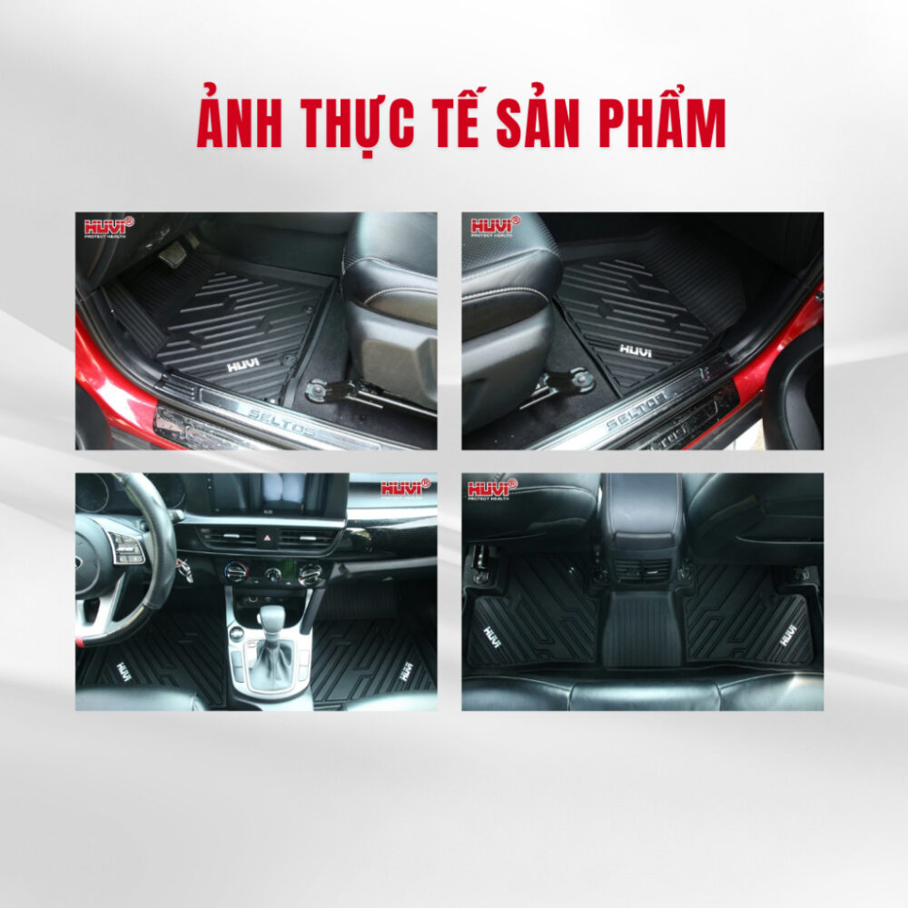 Thảm lót sàn ô tô HUVI cho xe Hyundai Creta 2D năm 2022+ - Hình ảnh 2