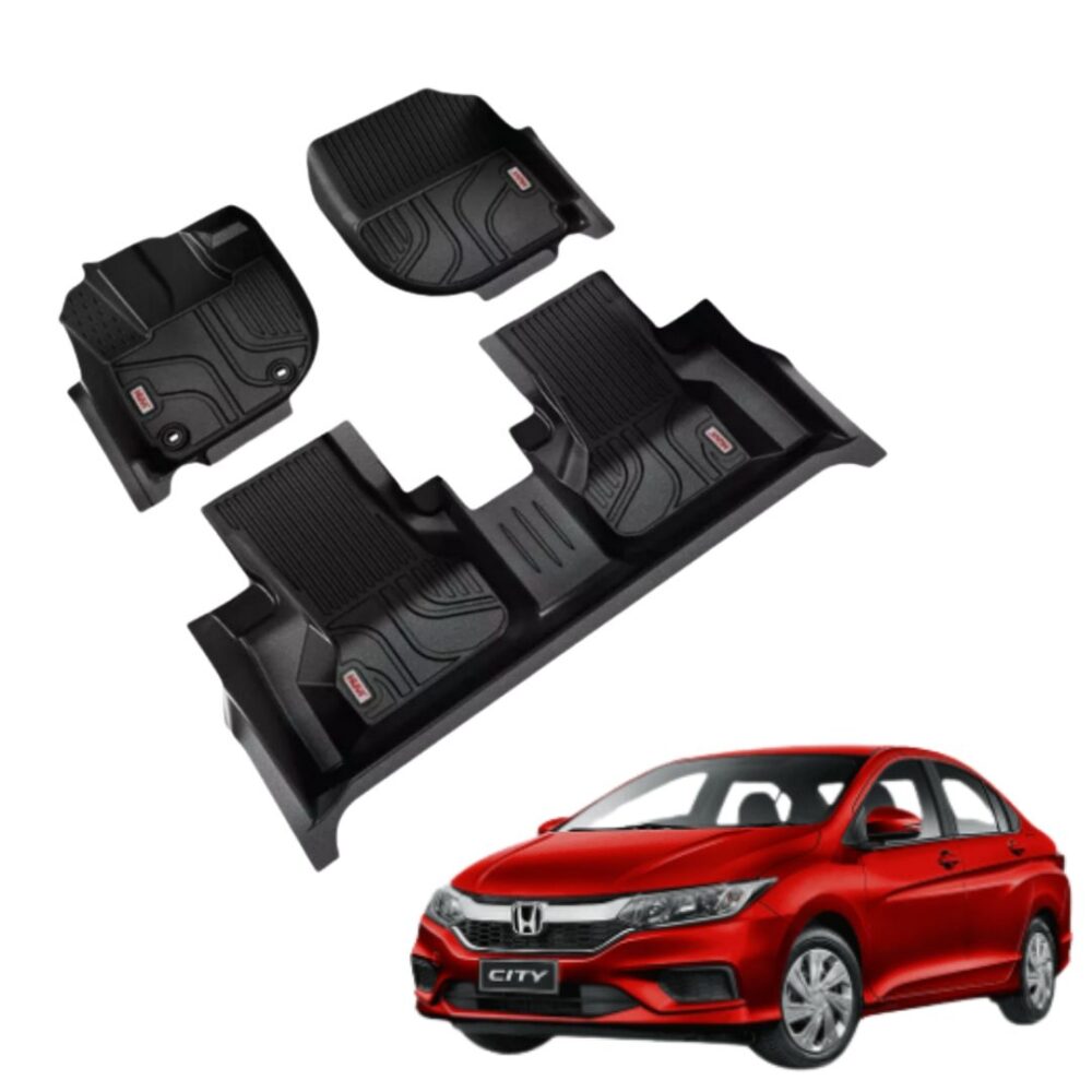 Thảm lót sàn ô tô HUVI cho xe Honda City 3D năm 2018+