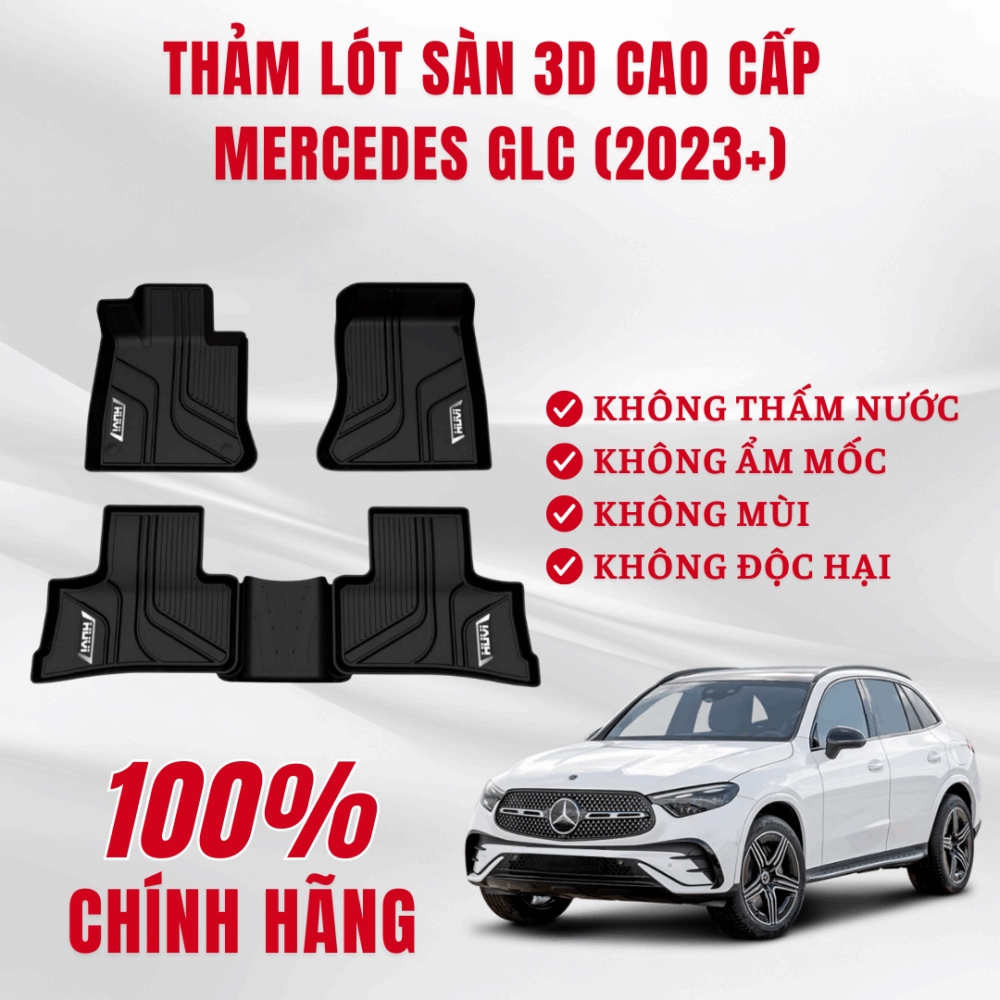 Thảm Lót Sàn Ô Tô HUVI cho xe Mercedes GLC năm 2023+ - Hình ảnh 6