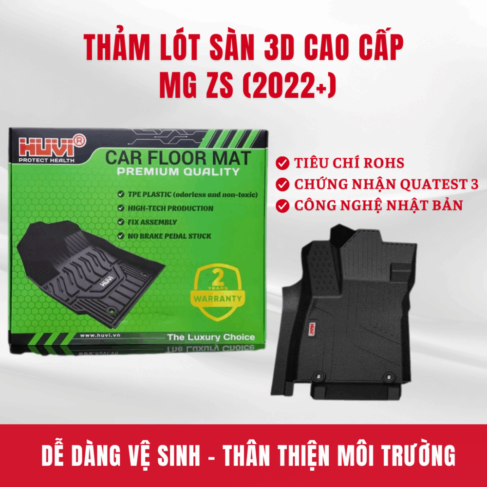 Thảm lót sàn ô tô HUVI cho xe MG ZS năm 2022+ - Hình ảnh 7
