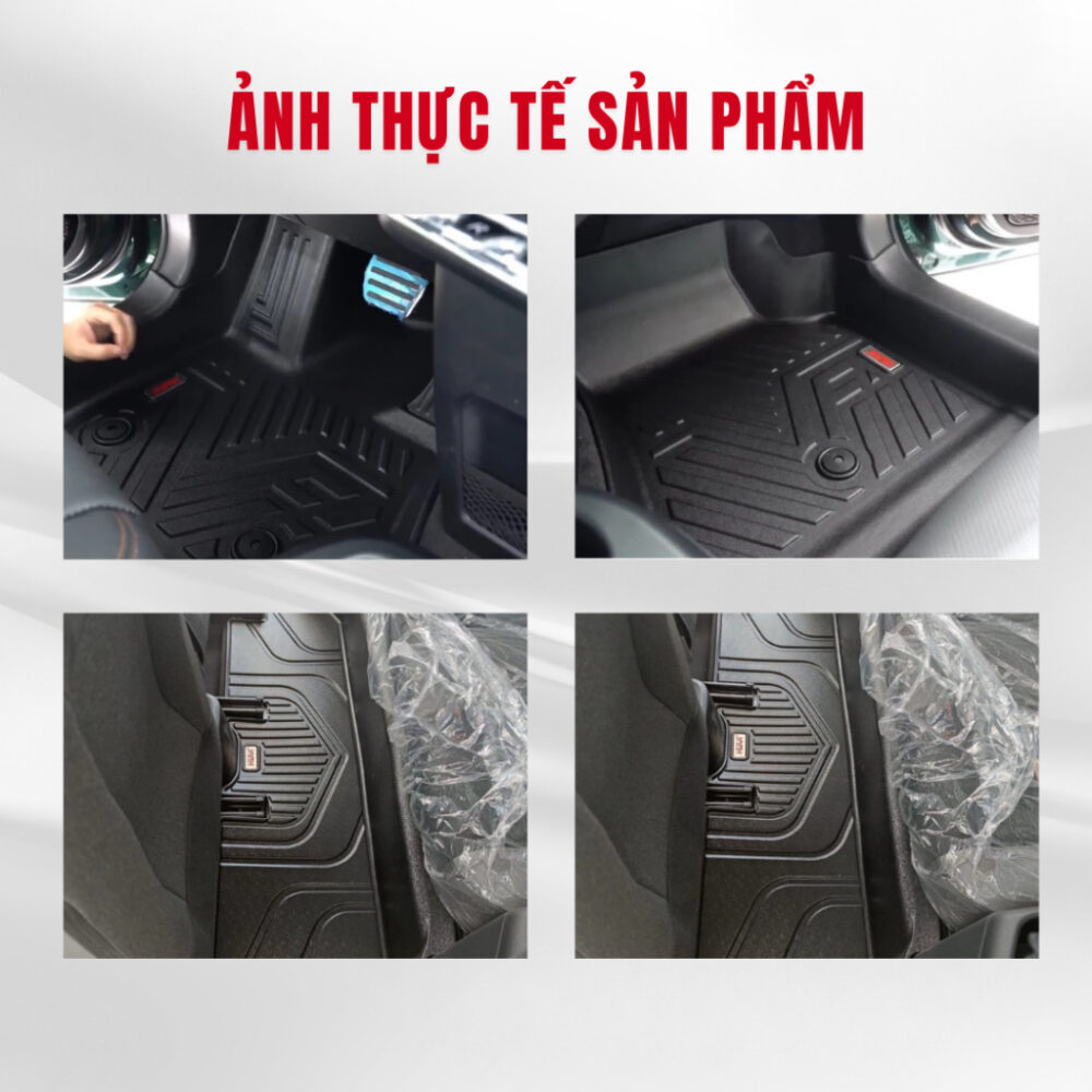 Thảm lót sàn ô tô Vinfast VF6 2023 3D Huvi Cao Cấp - Hình ảnh 2