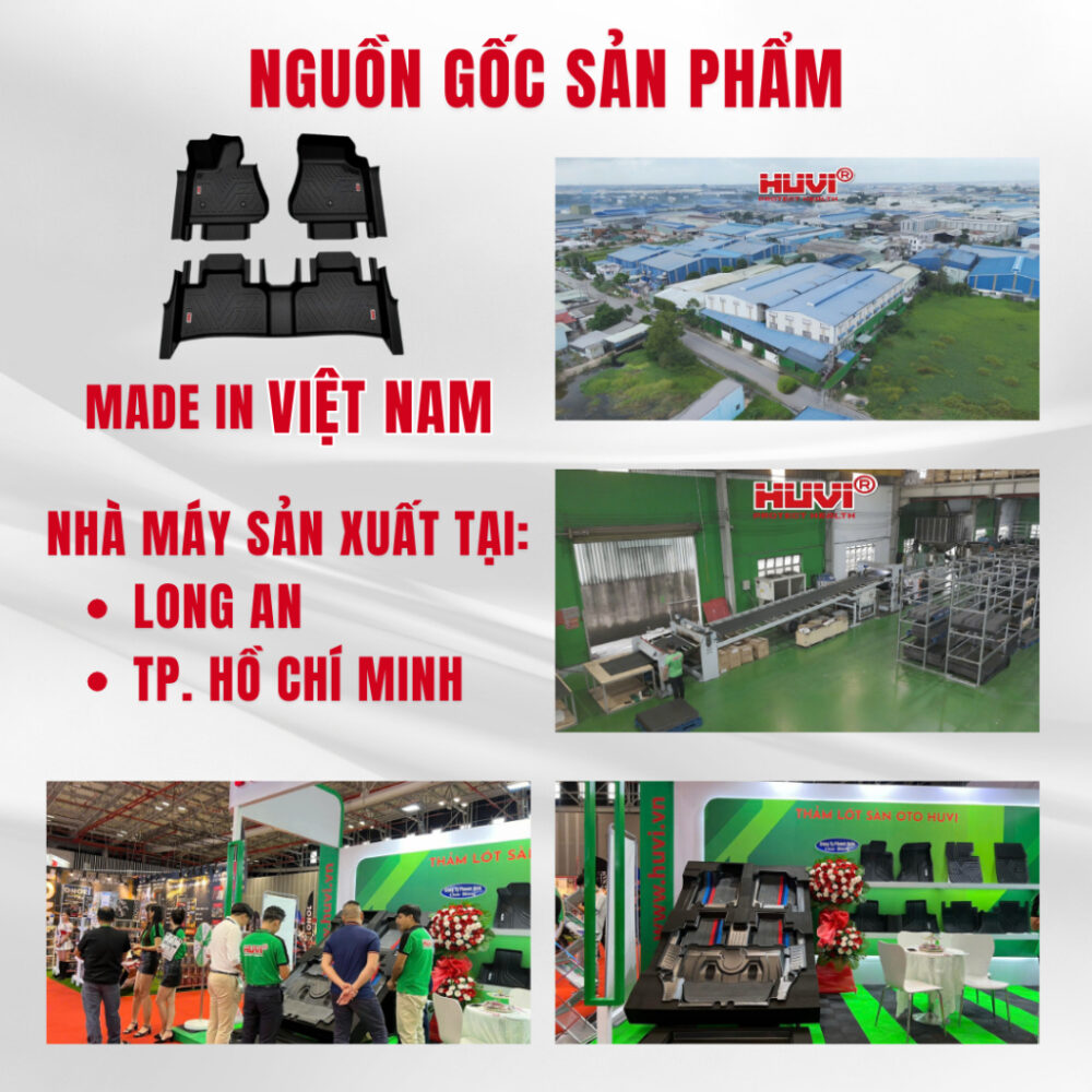 Thảm lót sàn ô tô Vinfast VF6 2023 3D Huvi Cao Cấp - Hình ảnh 10