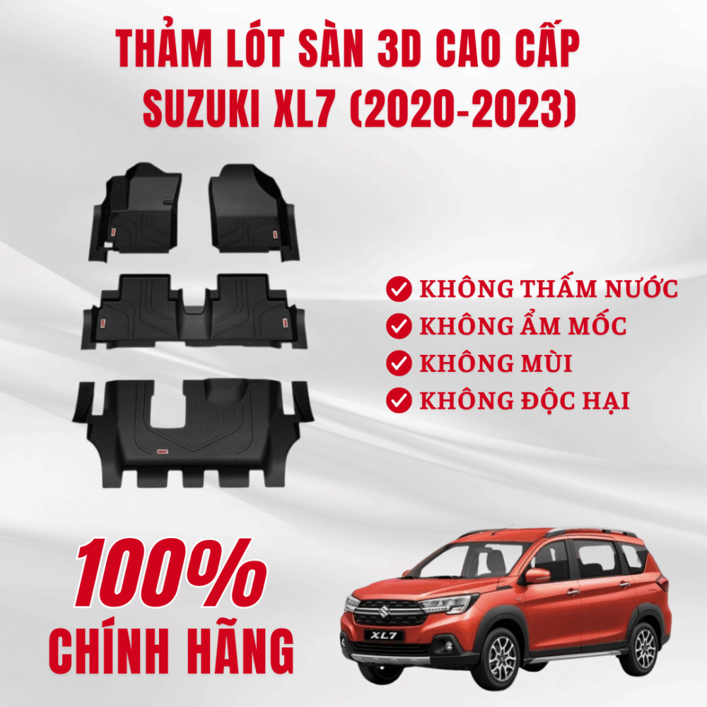 Thảm lót sàn ô tô Suzuki XL7 3D Huvi cao cấp - Hình ảnh 4