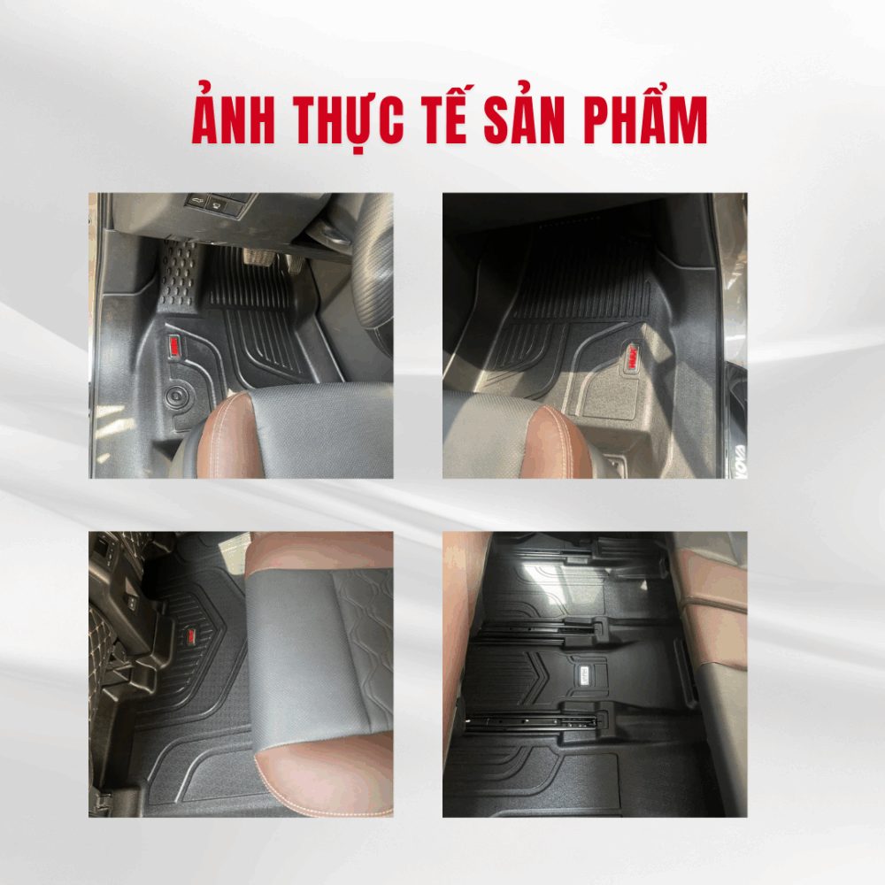 [TẶNG CỐP] Thảm lót sàn ô tô Huvi cho xe Toyota Innova Cross Hybrid 2023+ - Hình ảnh 3