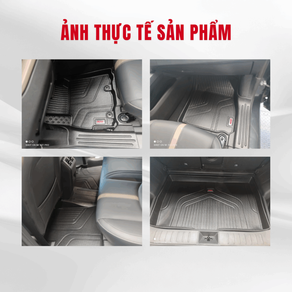 Thảm lót sàn ô tô Mitsubishi Xforce 2024 3D Huvi Cao Cấp - Hình ảnh 2