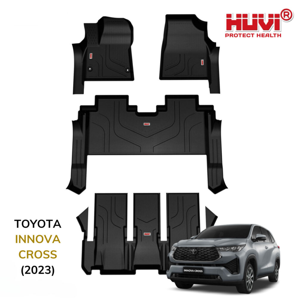 Thảm lót sàn ô tô Huvi cho xe Toyota Innova Cross 2024