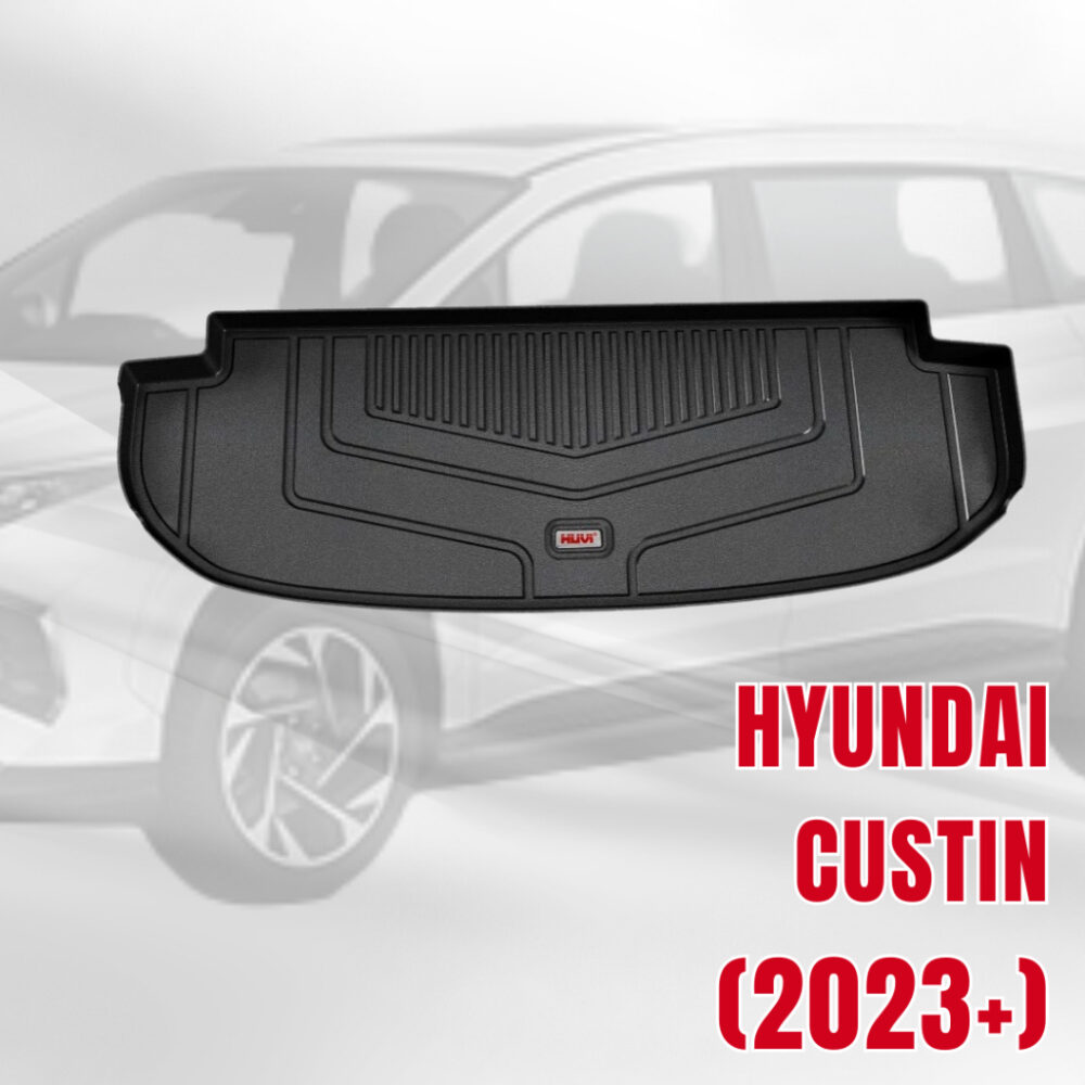 Thảm lót cốp ô tô Huvi 3D cao cấp cho xe Hyundai Custin - Hình ảnh 5