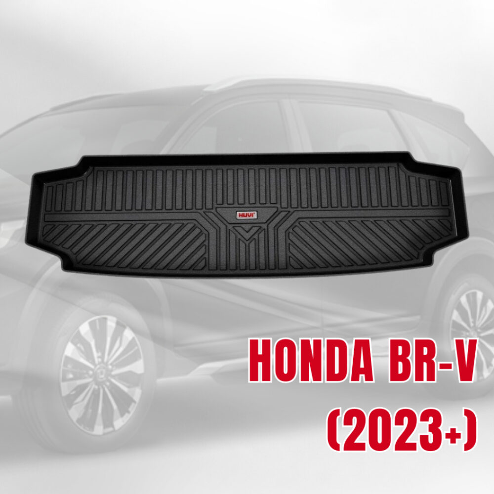 Thảm lót cốp ô tô HUVI cho xe Honda BR-V năm 2023 - Hình ảnh 4