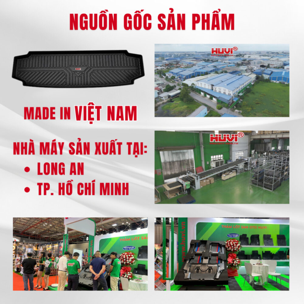 Thảm lót cốp ô tô HUVI cho xe Honda BR-V năm 2023 - Hình ảnh 5