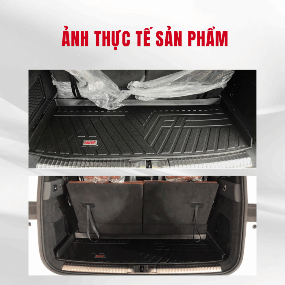 Thảm lót cốp ô tô HUVI cho xe Vinfast VF9 3D (6 chỗ) năm 2023+ - Hình ảnh 2