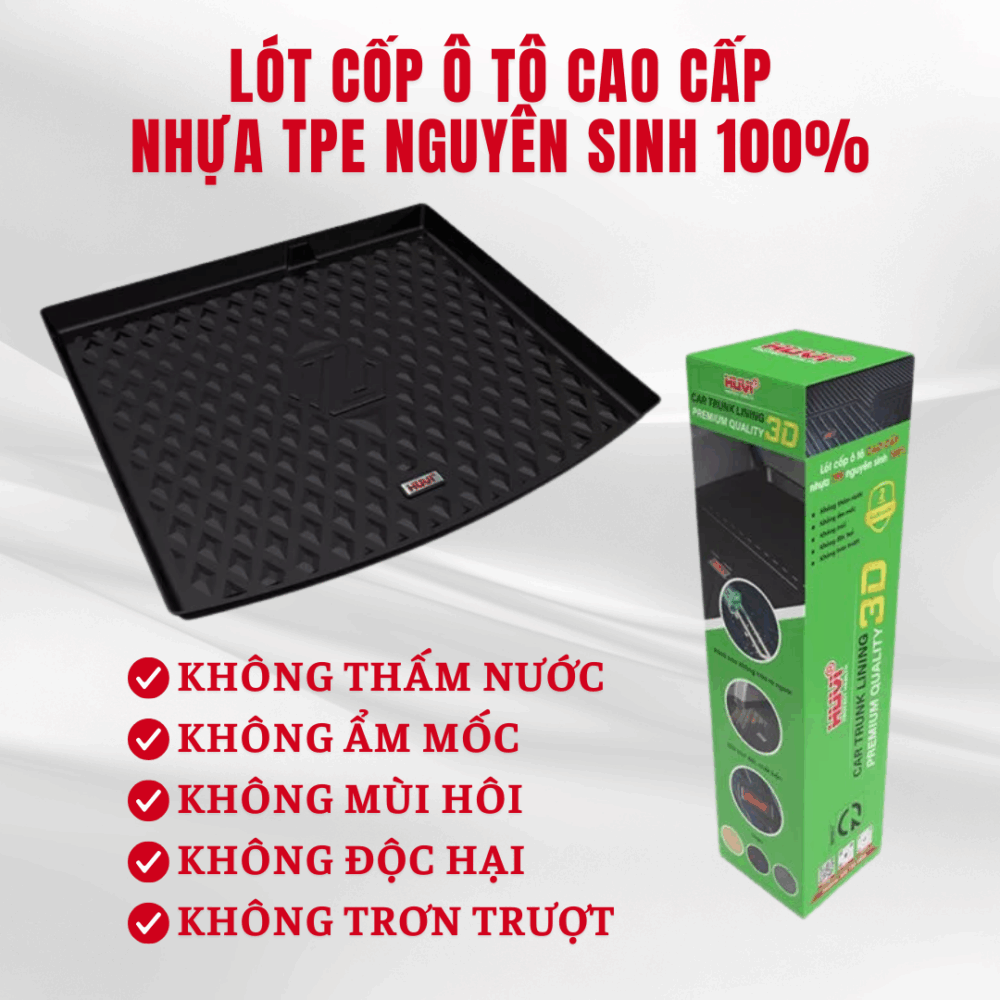 Thảm lót cốp ô tô HUVI cho xe MG ZS năm 2022+ - Hình ảnh 2