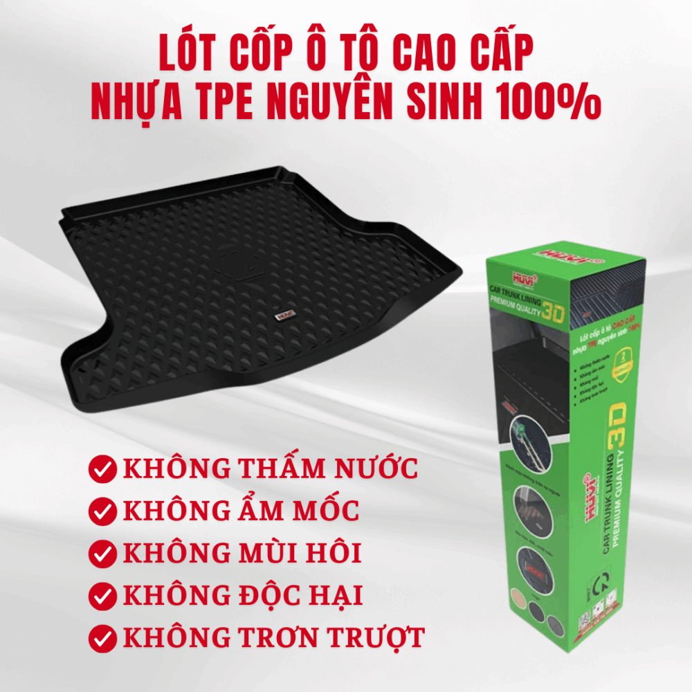 Thảm lót cốp ô tô HUVI cho xe MG MG5 năm 2022+ - Hình ảnh 3