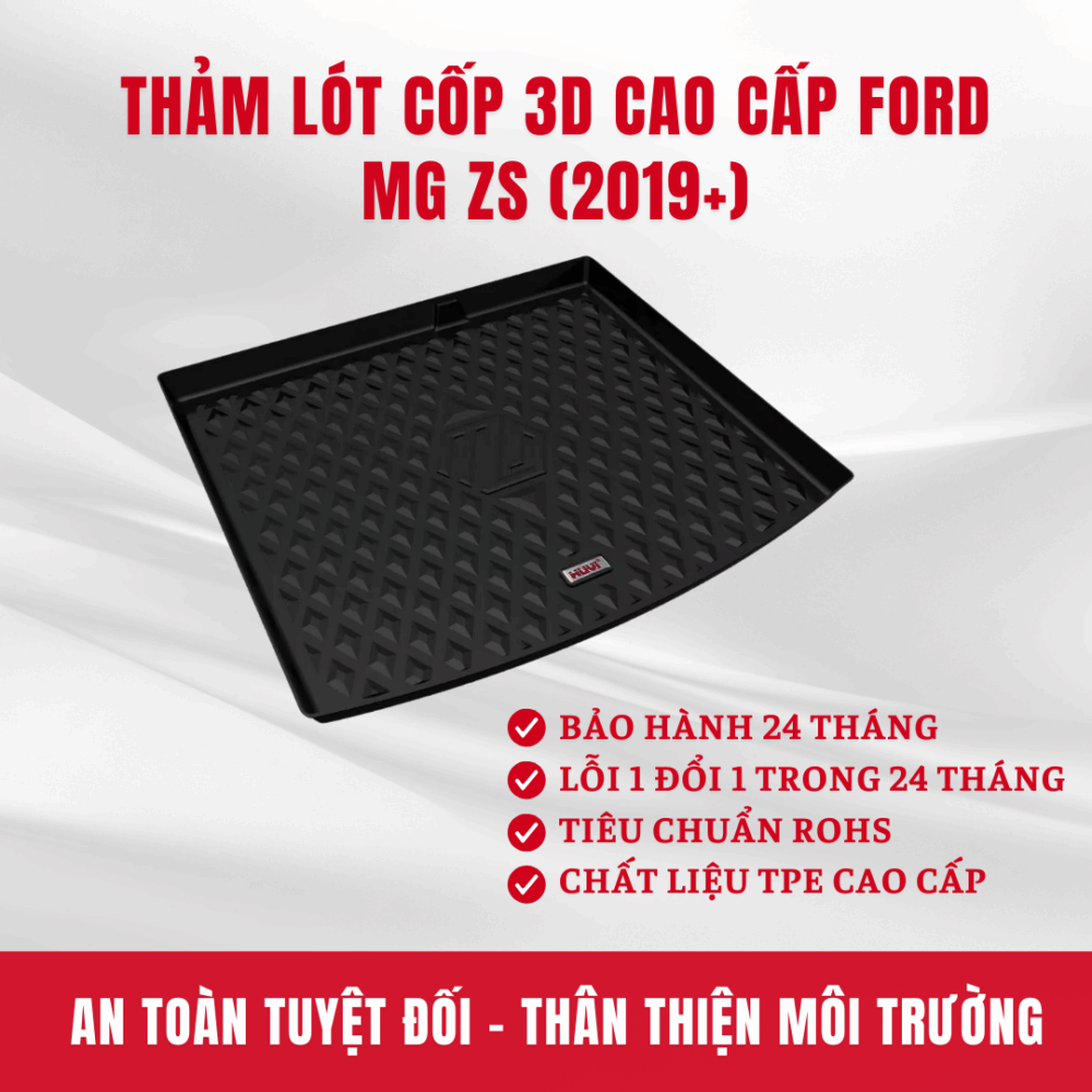 Thảm lót cốp ô tô HUVI cho xe MG ZS năm 2022+ - Hình ảnh 3