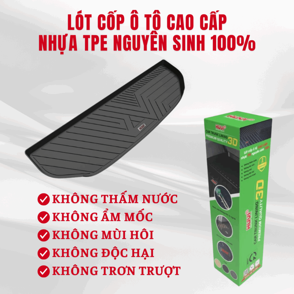 Thảm lót cốp ô tô HUVI cho xe Hyundai Stargazer 2D (7 chỗ) năm 2023+ - Hình ảnh 4